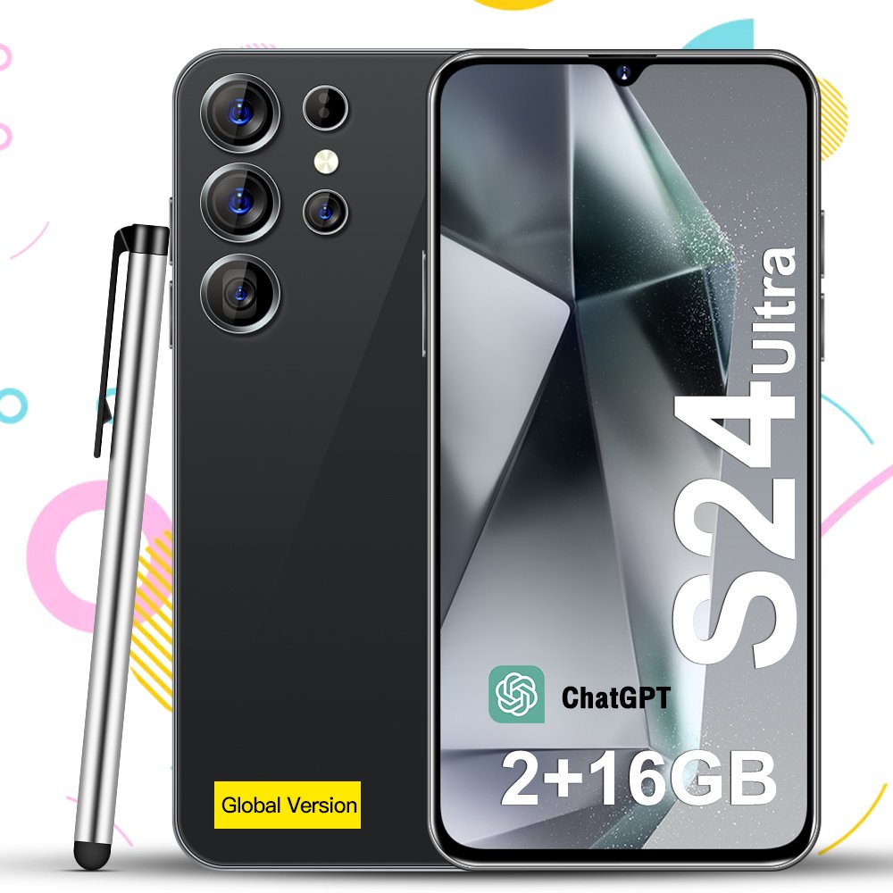2023 NEW Glxy S24 Ultra 3G Unlocked mobile phone s24 Ultra 13MP 6.5 inch 3000mAh Smart Mobile Phones